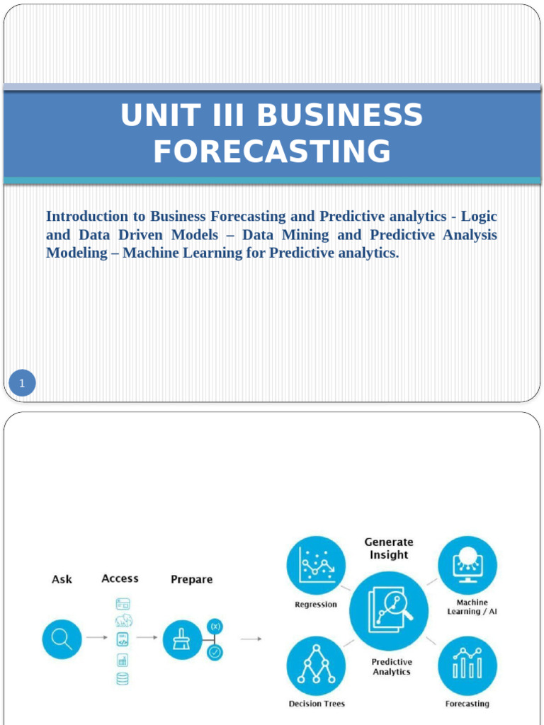 Business Forecasting & Predictive Analytics | PDF | Forecasting ...