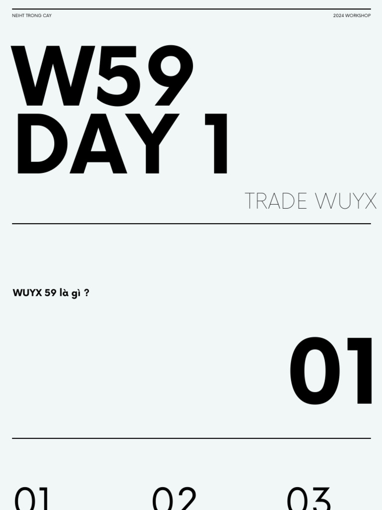 W59 Day 1 | PDF