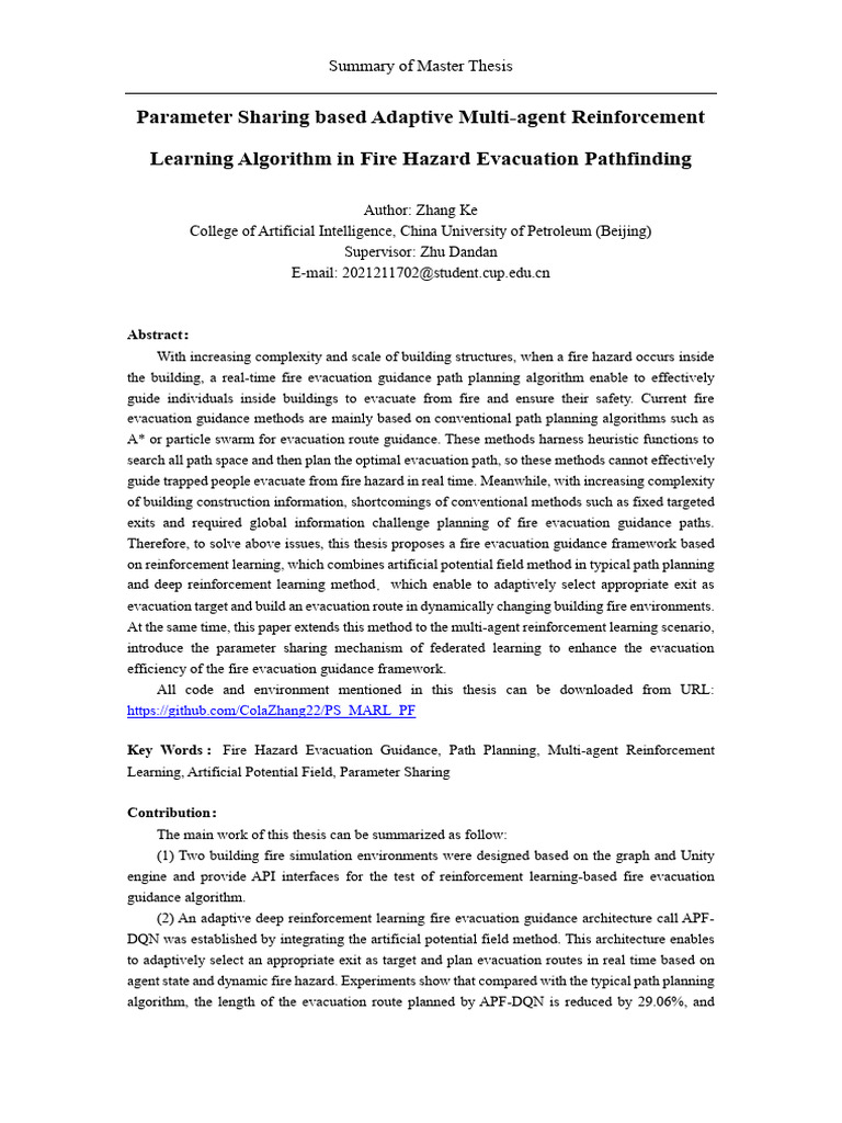 Summary of Master Thesis | PDF | Computer Science | Machine Learning