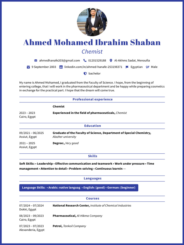 Ahmed Mohamed Ibrahim Shaban FlowCV - 1