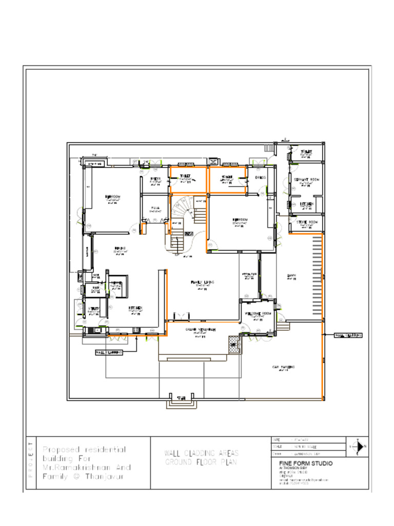 Wall Cladding Areas (G.F) | PDF
