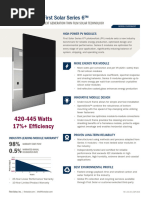 First Solar Series 6 Module Datasheet | PDF | Solar Panel | Photovoltaics