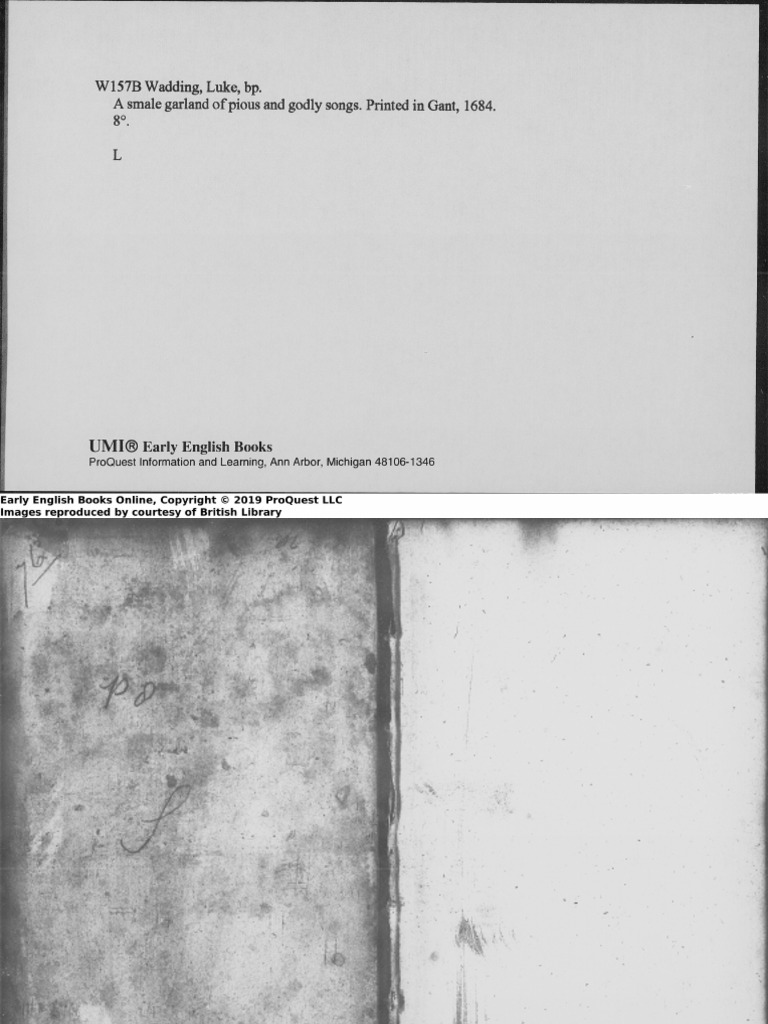 A Smale (Sic) Garland of Pious Luke Wadding | PDF