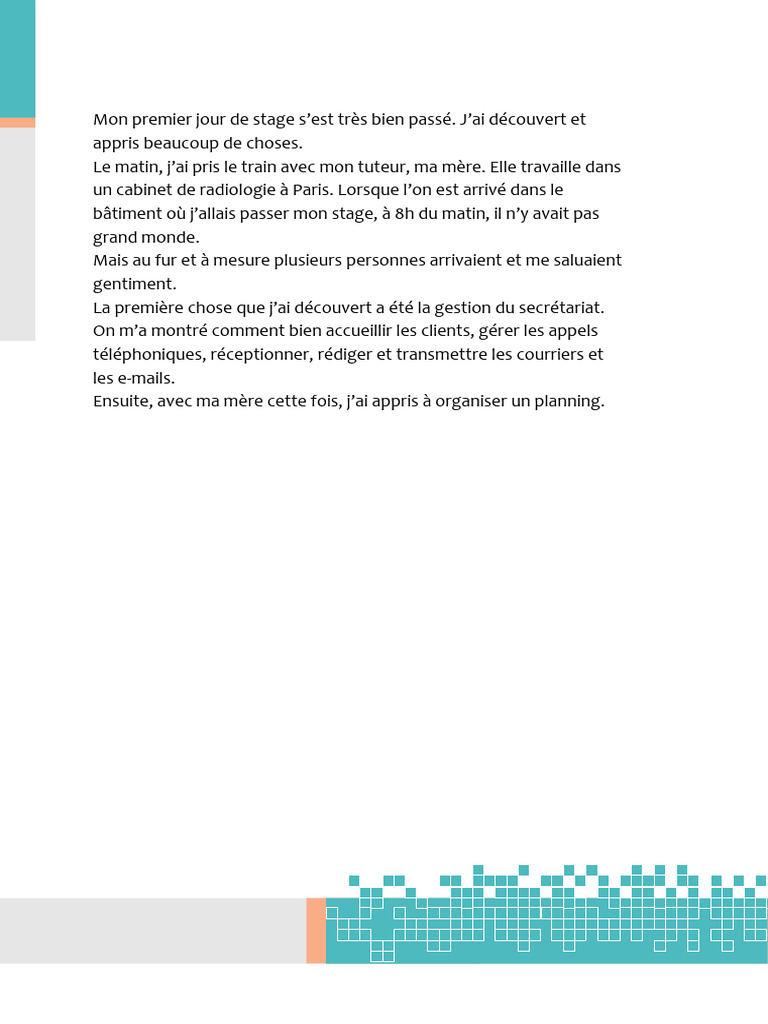 Mon premier jour de stage en radiologie | PDF