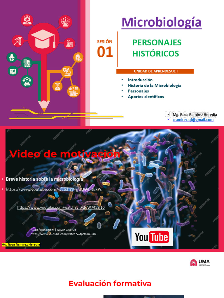 Historia y Personajes de Microbiología | PDF | Microbiología | Luis Pasteur