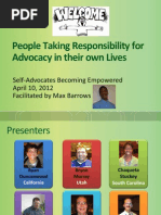 Download Self Advocates Becoming Empowered with Autism NOW April 10 2012 by The Autism NOW Center SN88768219 doc pdf