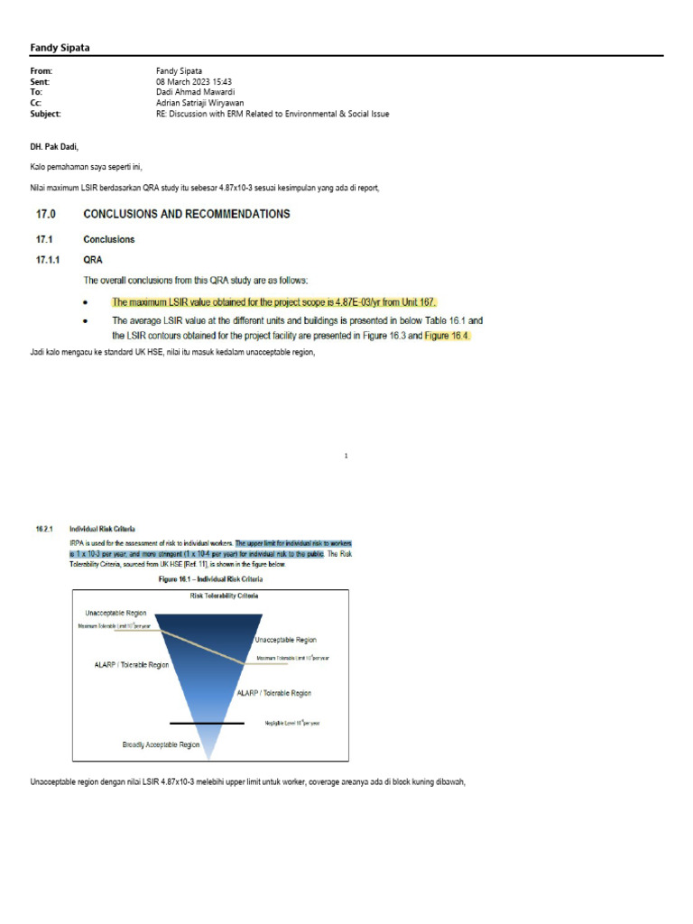 Analisis LSIR dan Rencana Tanggap Darurat | PDF