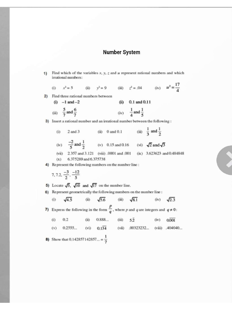 Numbersystem Ques Bank | PDF