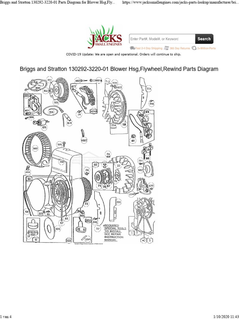 E=Ⅱ ARROW7 BABYL Briggs & Stratton 130292-3220-01 Parts Guide | PDF | Mechanical