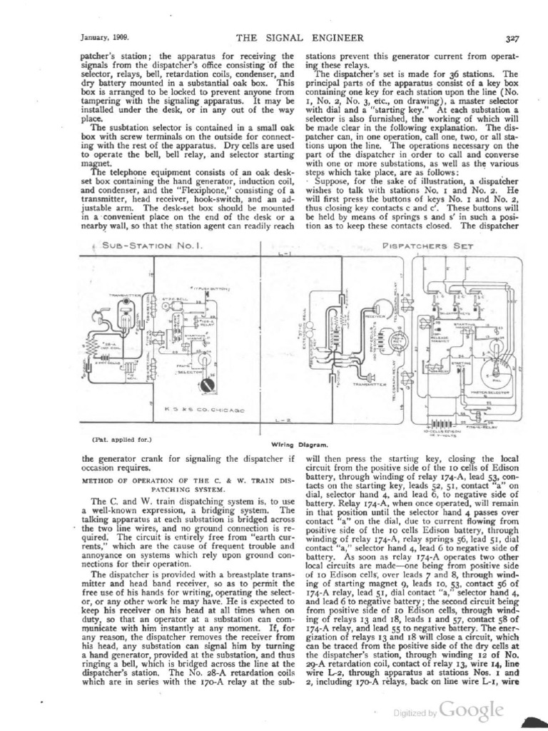 Railway Signaling V01 Jun-1908 To May-1909 | PDF | Relay | Power ...