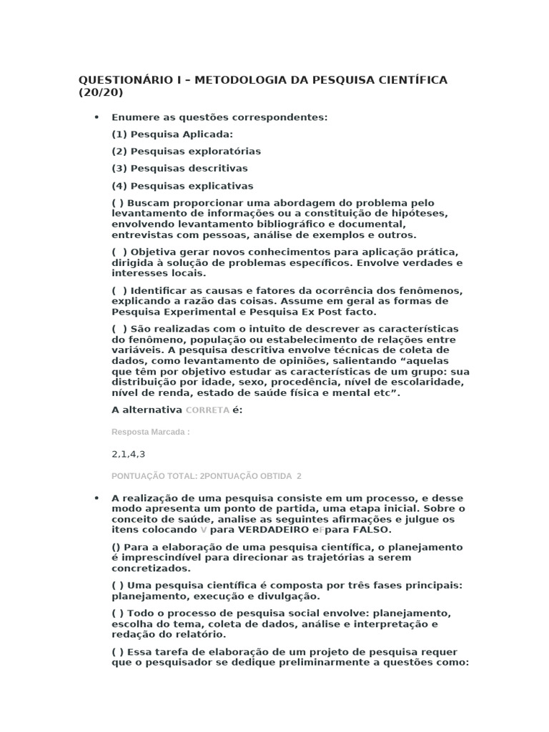 Metodologia da Pesquisa Científica | PDF | Método científico | Science