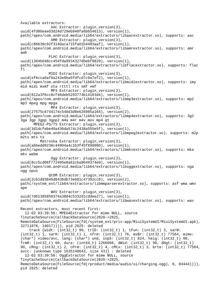 Media Extractors Overview | PDF | Computer File Formats | Computer File