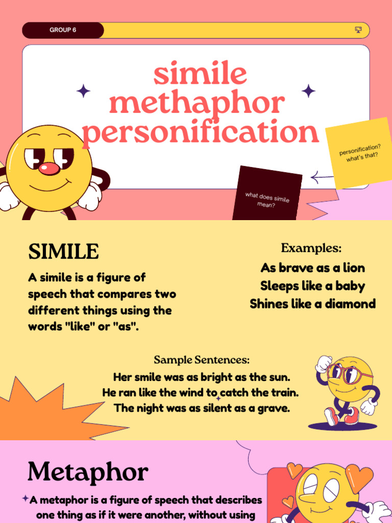 Simile Methaphor Personification | PDF
