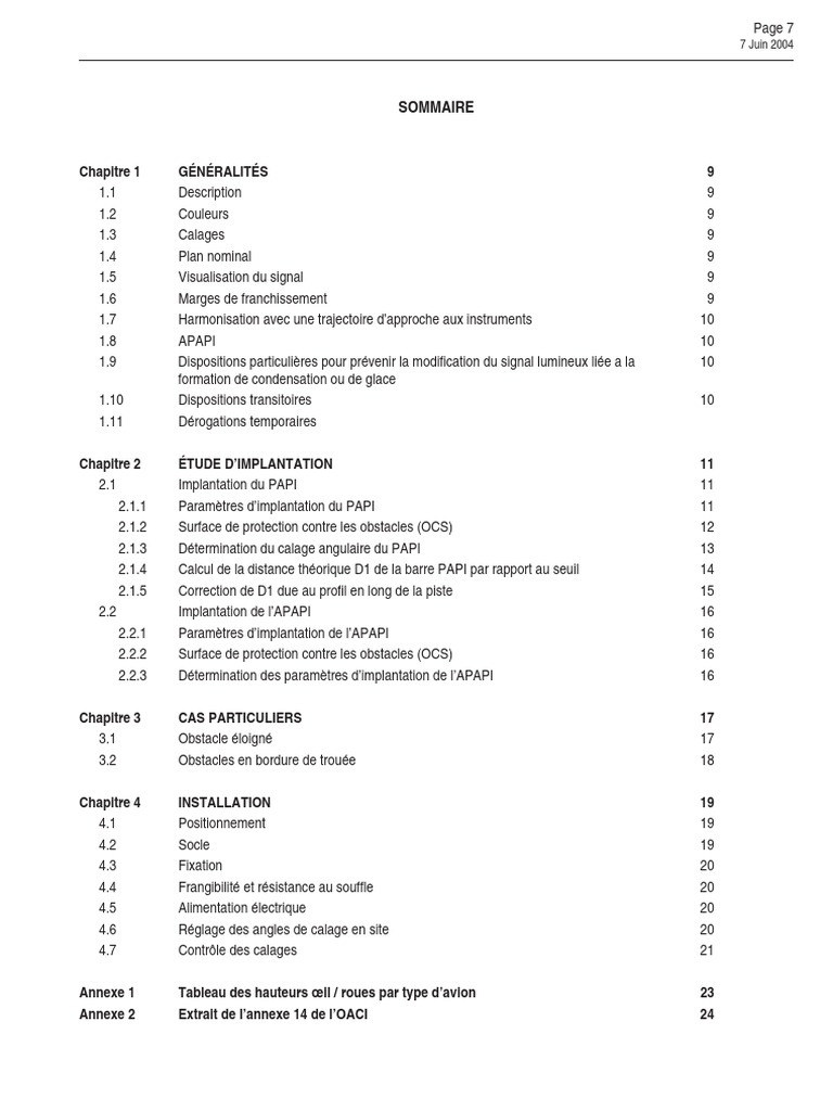 Guide d'Implantation PAPI et APAPI | PDF