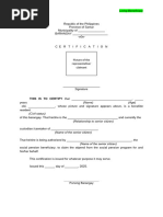 DSWD Authorization Form for Seniors | PDF