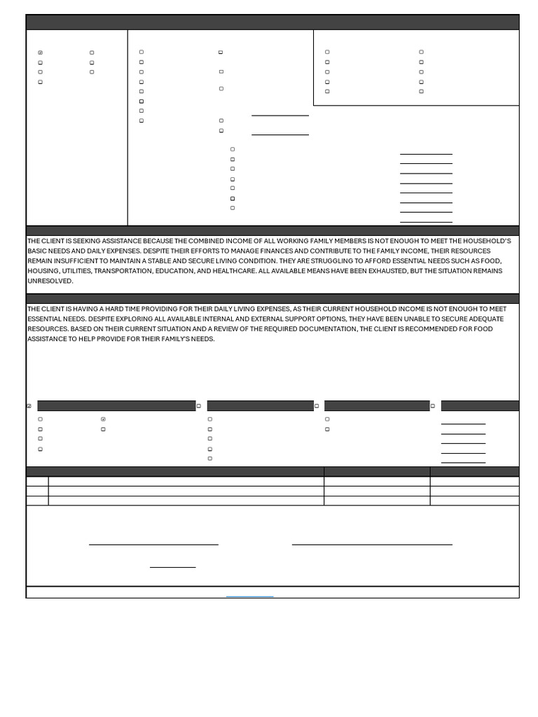 DSWD General Intake Sheet 2024 | PDF | Disability | Social Work
