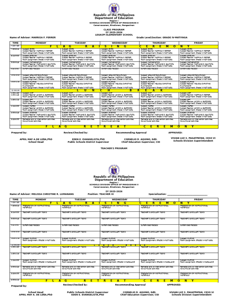 Class-Program - Teacher-Program MFF | PDF | Governance | Government ...