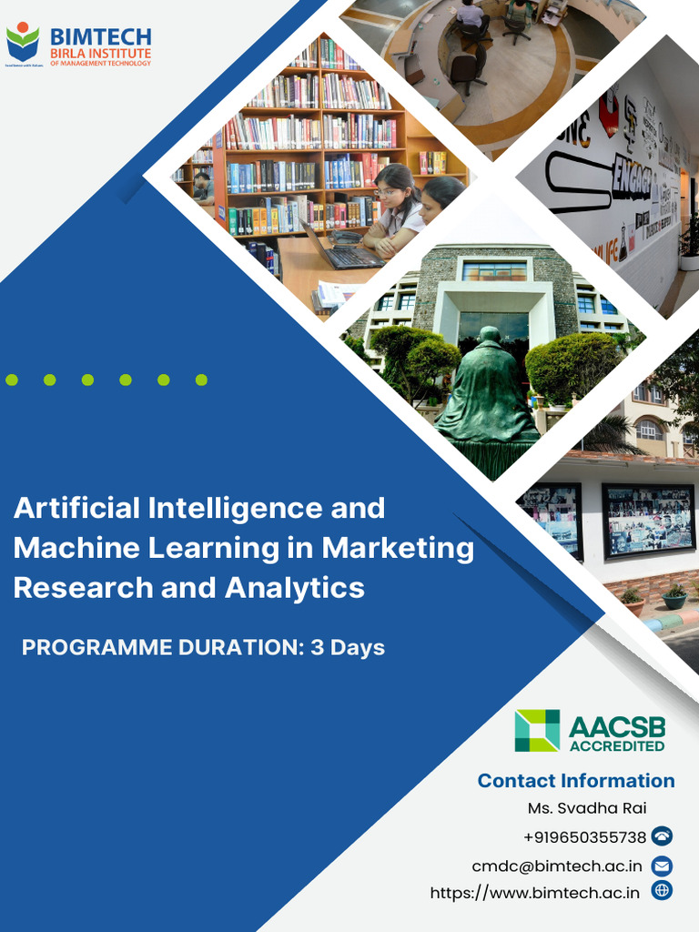 AI/ML in Marketing Research Course | PDF | Machine Learning ...