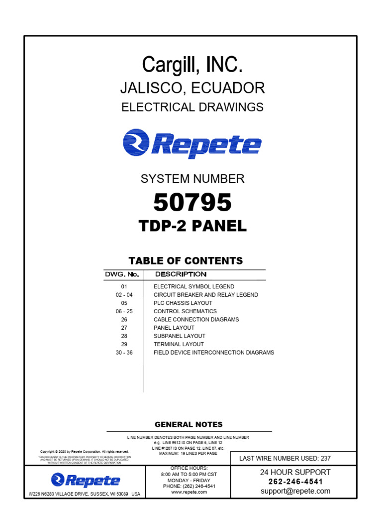 TDP-2 Panel | PDF | Switch | Relay