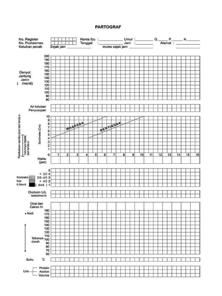 Partograf Benar | PDF