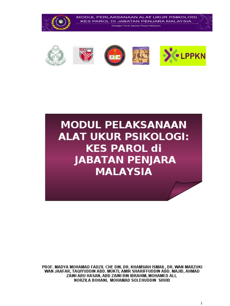 Modul Pelaksanaan Alat Ukur Psikologi Pdf
