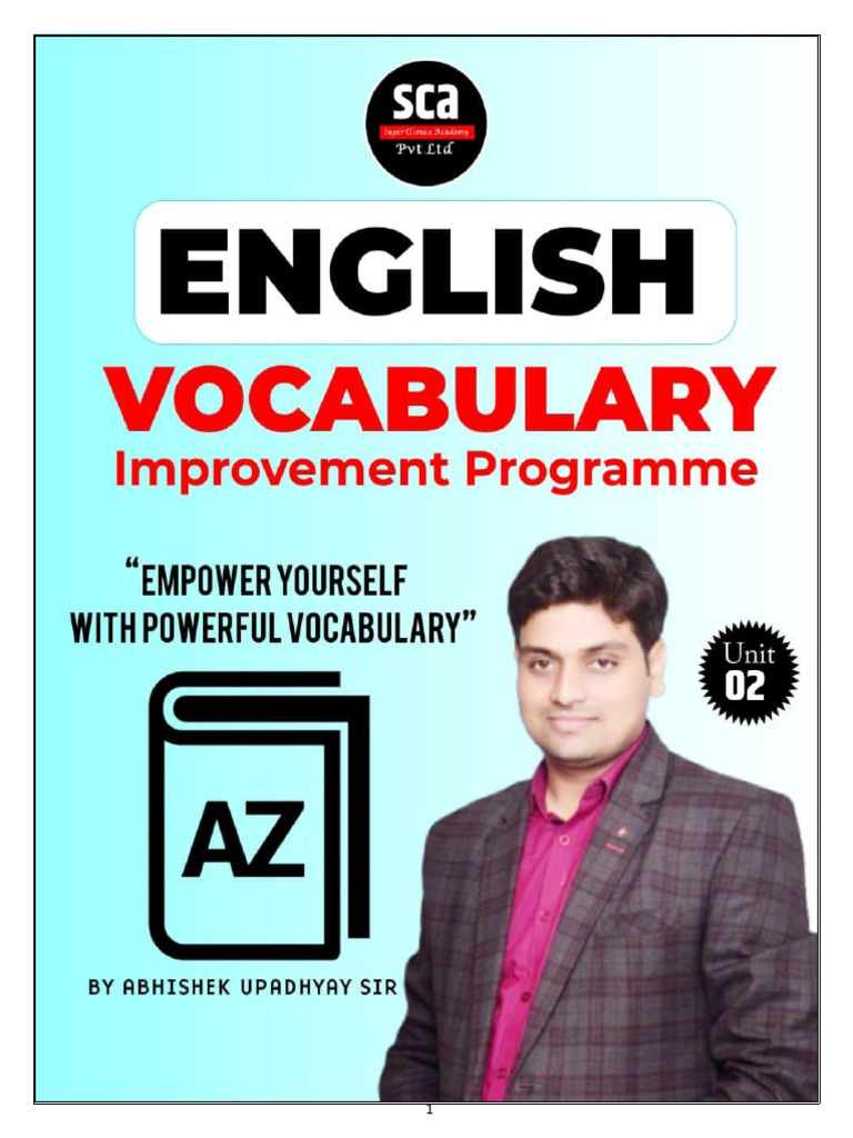 Synonyms and Antonyms Vocabulary Guide | PDF