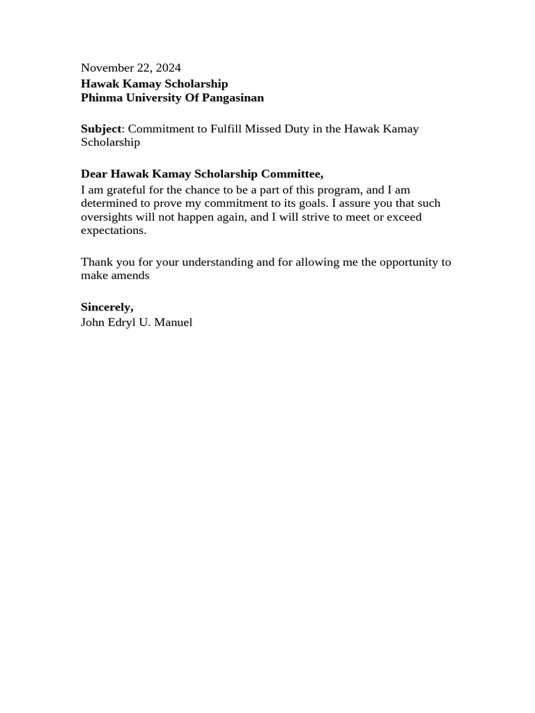 Com Letter | PDF