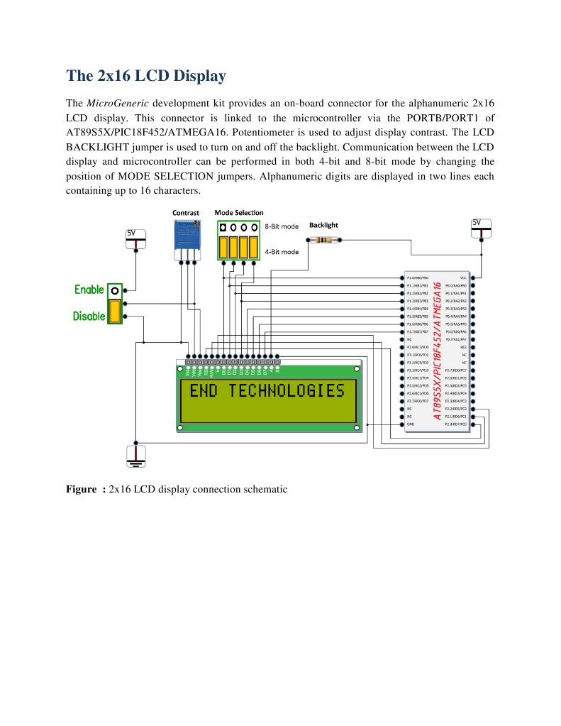 2x16 LCD Display Integration Guide | PDF | Computers | Technology ...