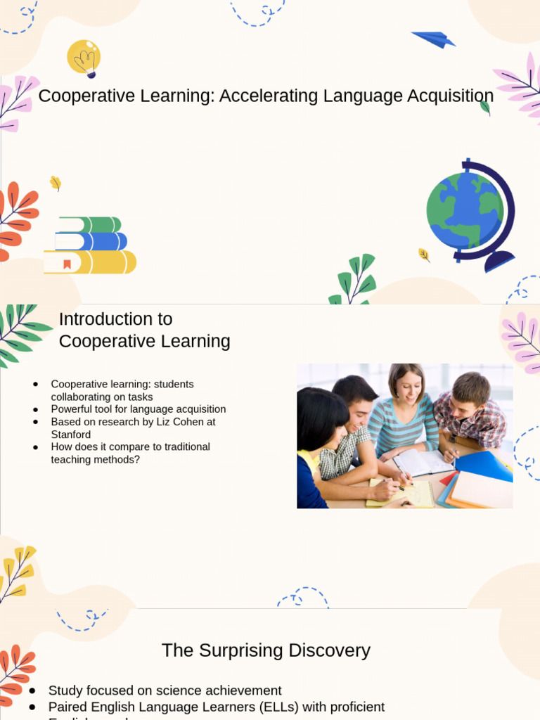 Cooperative Learning for Language Growth | PDF | Learning | Language ...