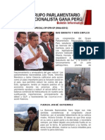 Bancada Nacionalista Gana Perú - Boletín Nº 22