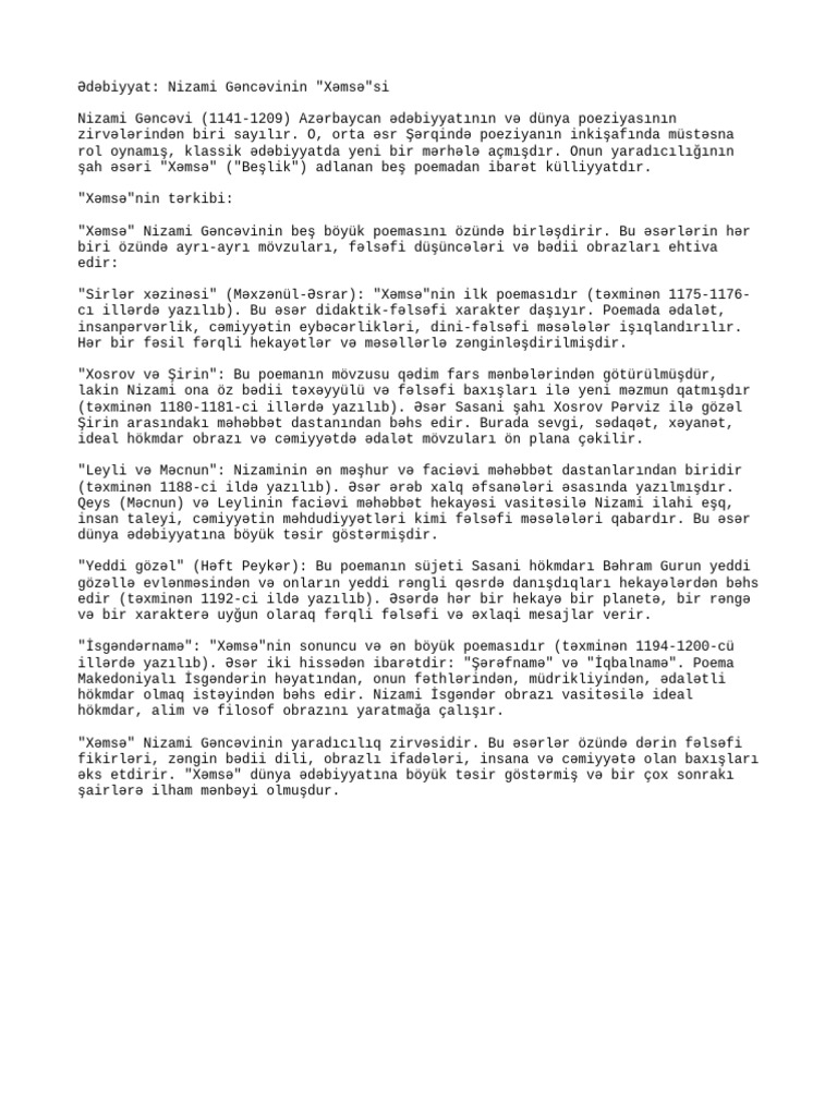 Edebiyyat | PDF