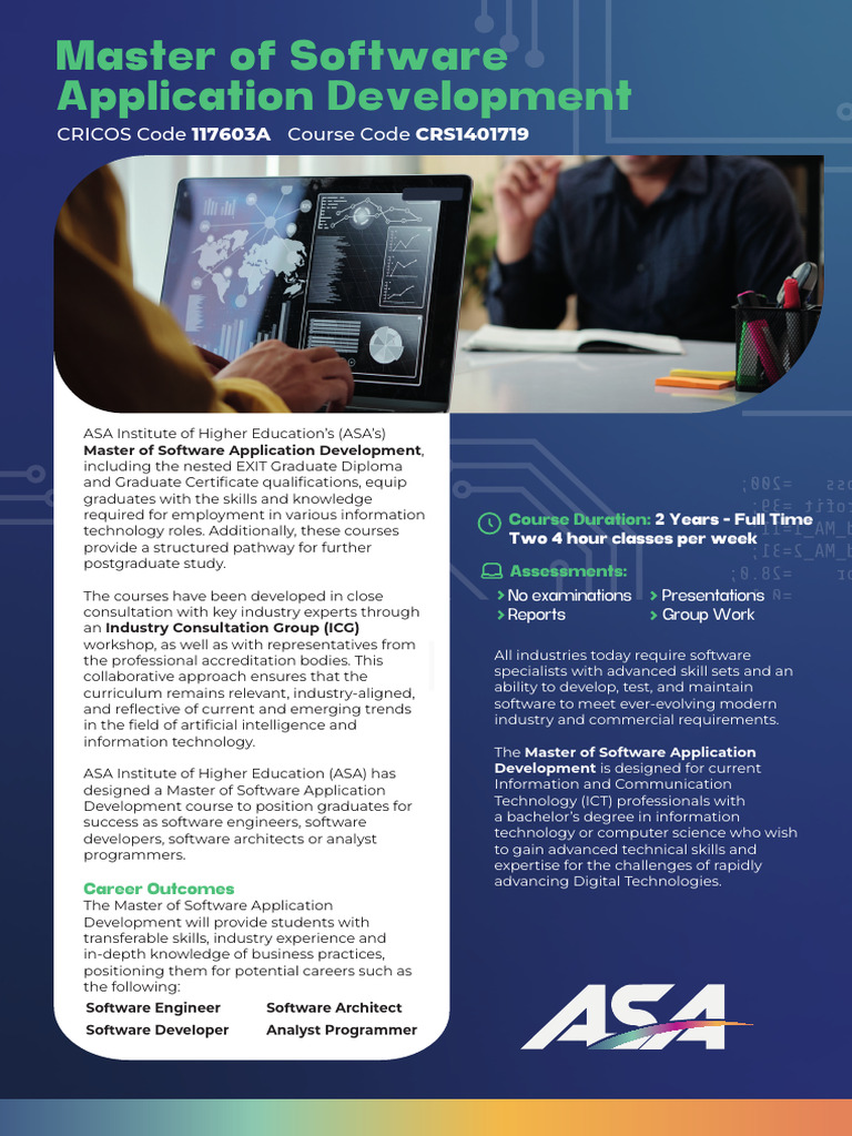 Master of Software Application Development | PDF | Postgraduate ...