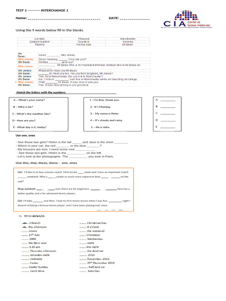 Test 1 | PDF