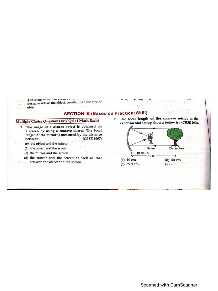 Mirror Refractive Index Mcq Pdf