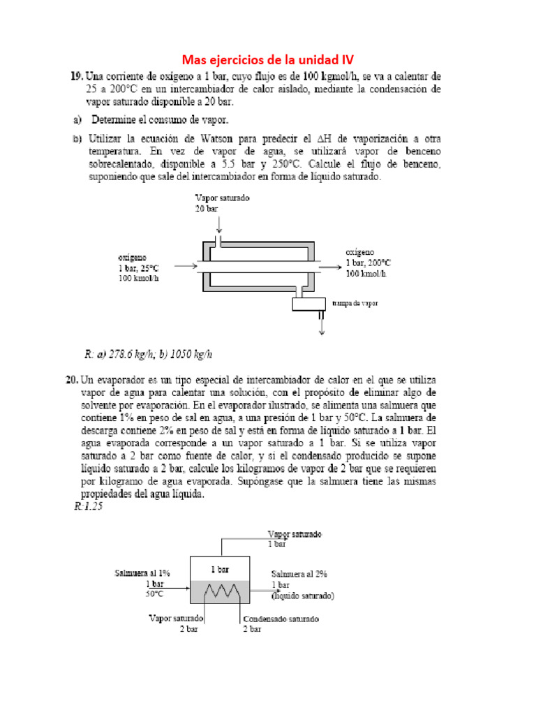 Mas Ejercicios de La Unidad IV | PDF