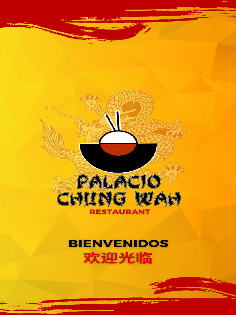 Menú Restaurante Chung Wah | PDF | Alimentos | Cocina