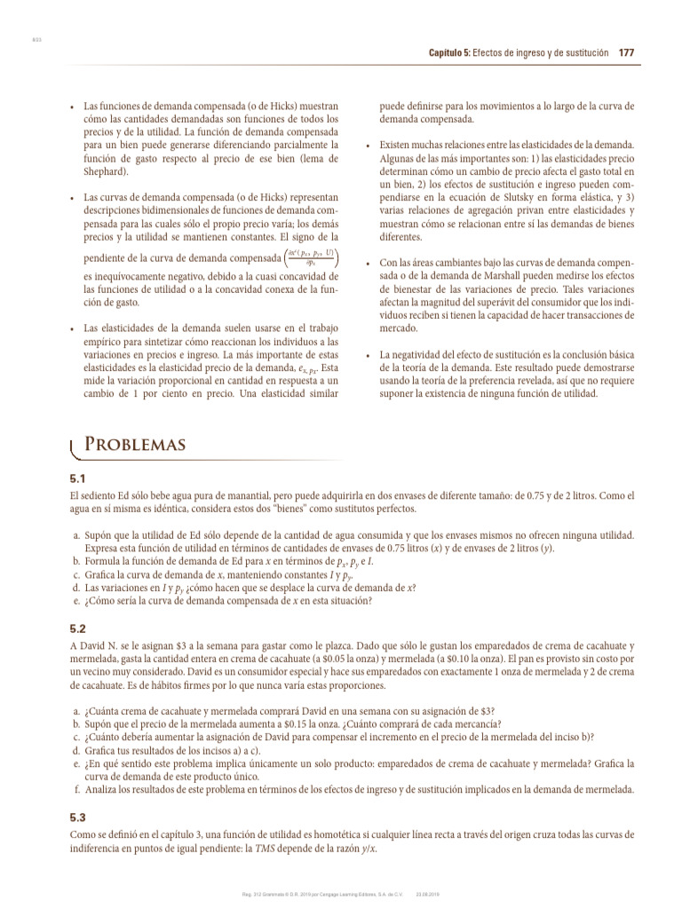 Efectos de ingreso y sustitución en demanda | PDF | Curva de demanda ...