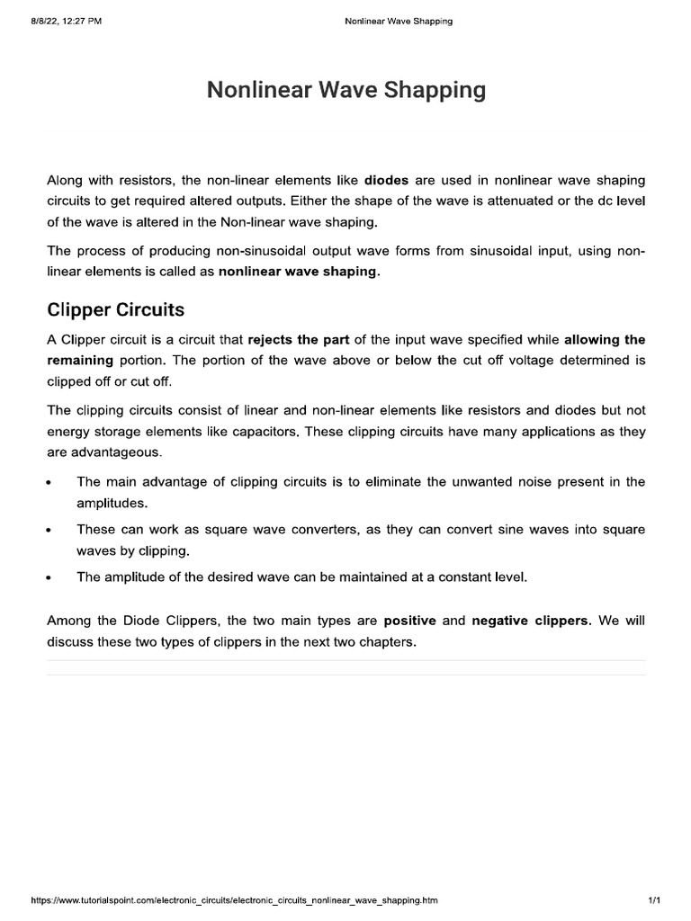 Clipper Clamper Material | PDF
