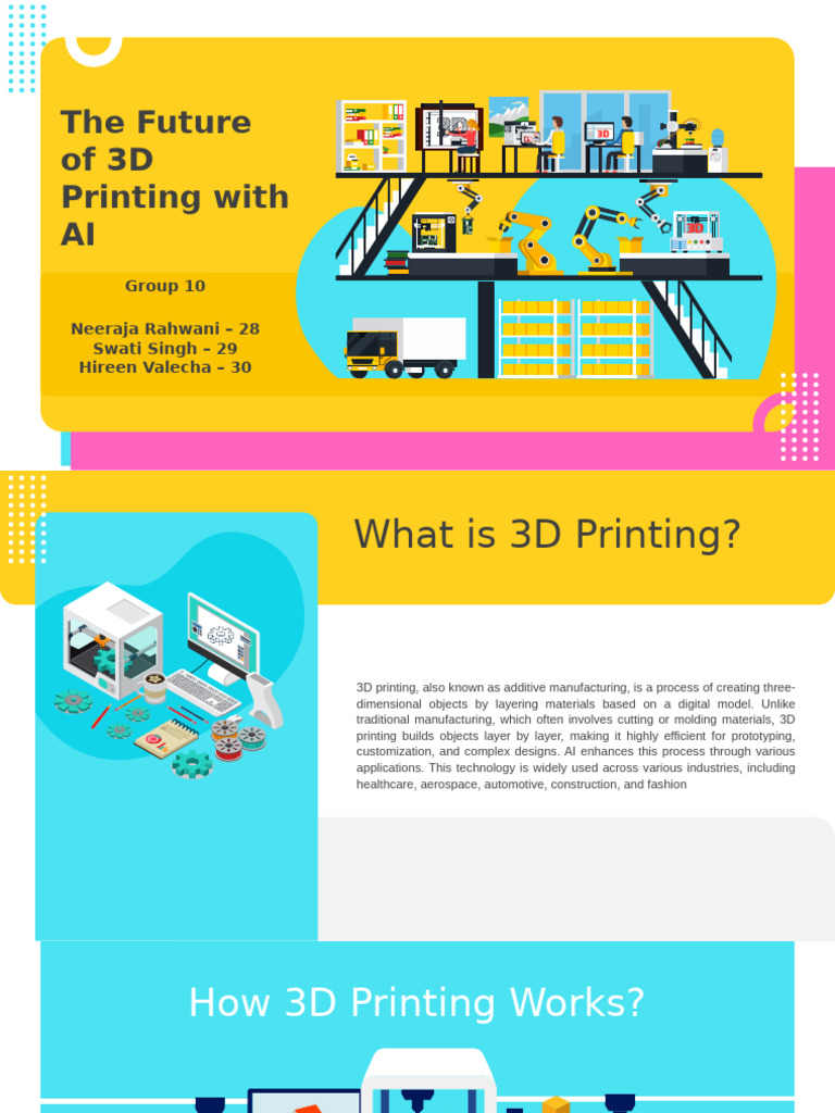 3 Dprinting | PDF | 3 D Printing | Secondary Sector Of The Economy