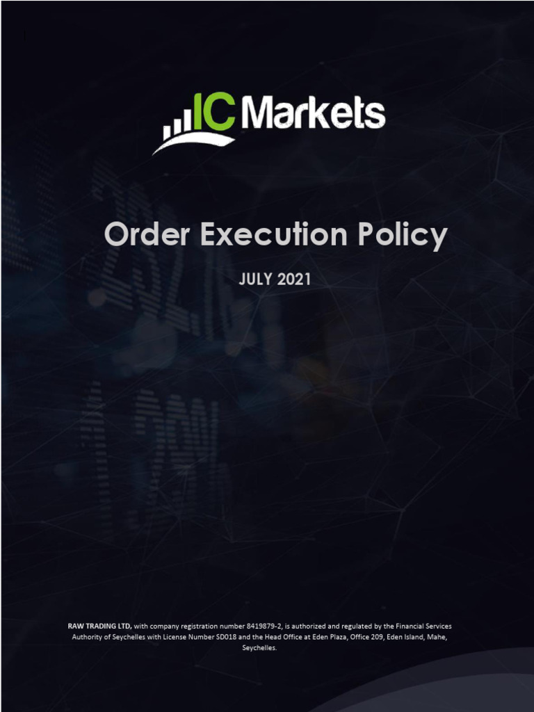 Order Execution Policy FSA | PDF | Order (Exchange) | Contract For ...