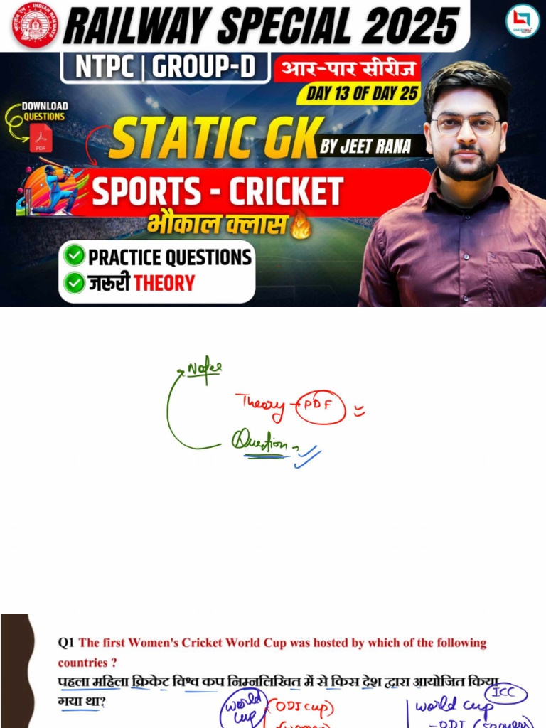 Sports Cricket Jeet Rana GS | PDF
