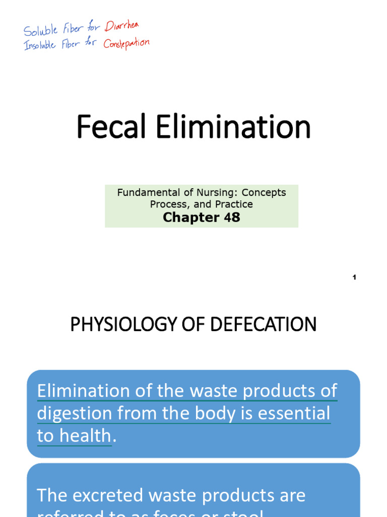 Physiology and Factors of Fecal Elimination | PDF | Constipation ...