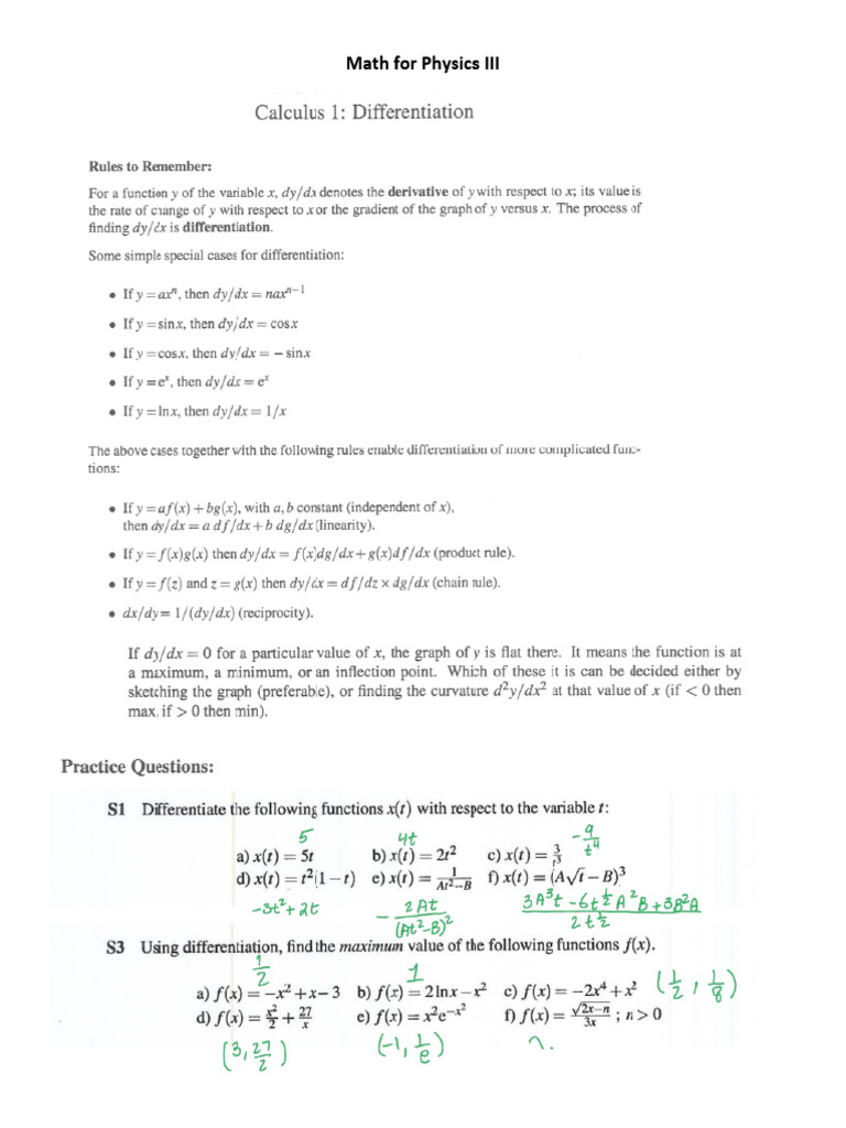 Math For Physics III 240827 153731 | PDF