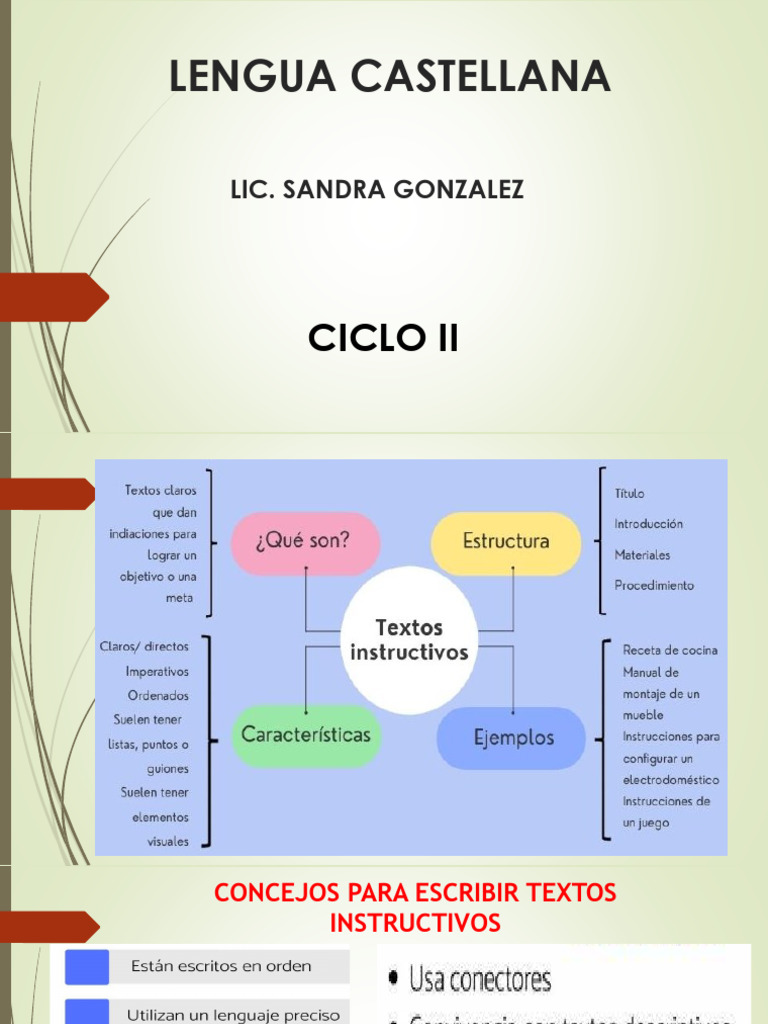 Consejos para Escribir Textos Instructivos | PDF