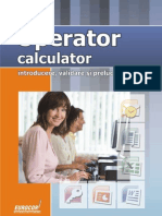 Operator Calculator - Introducere Prelucrare Si Validare Date