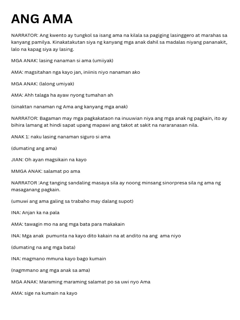 Ang Ama PDF | PDF