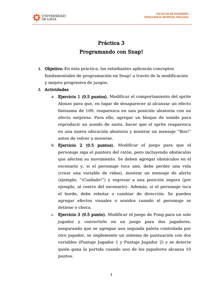 Práctica 3 | PDF | Programa de computadora | Programación