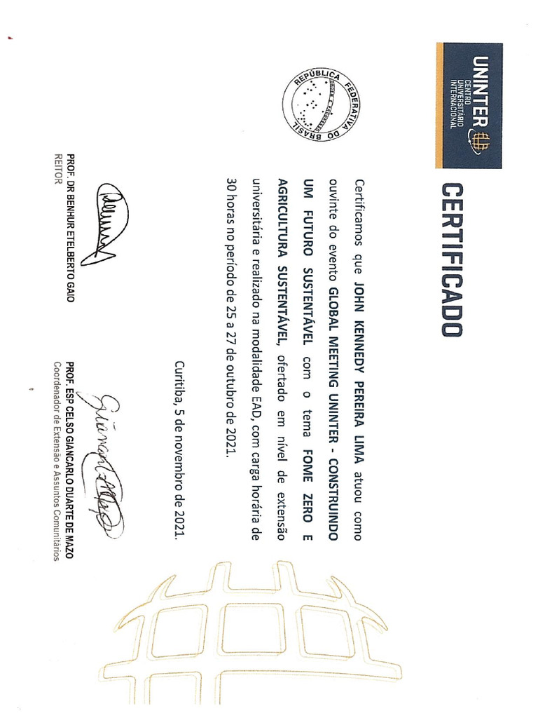 Certificados Pages 7 | PDF