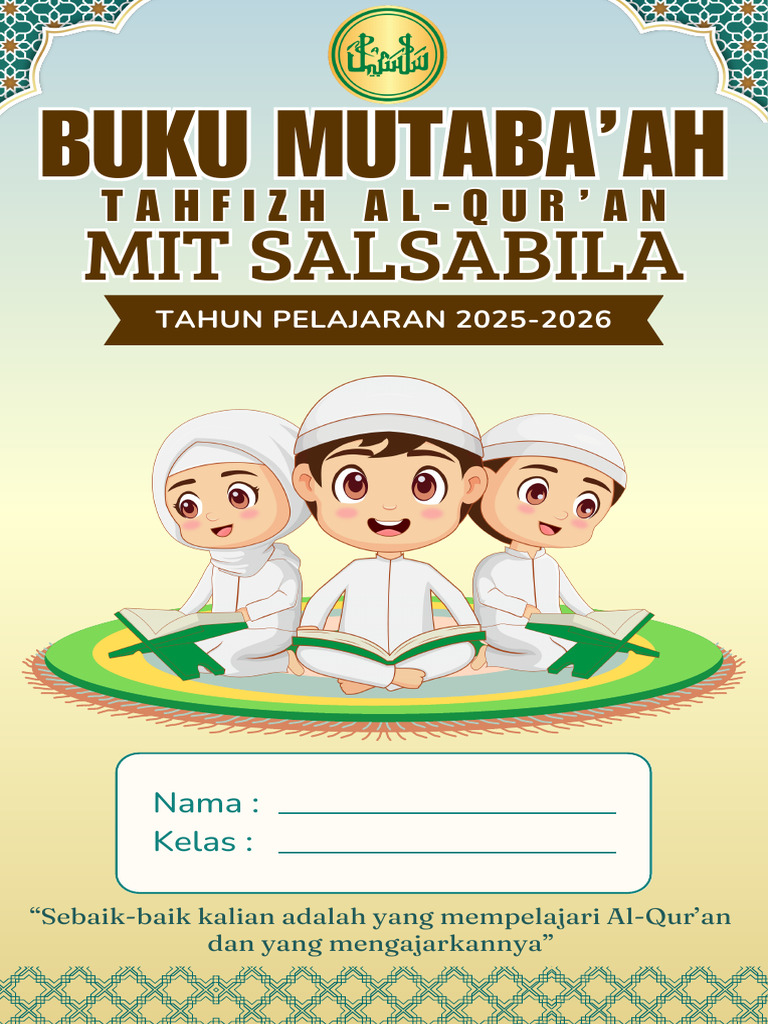 Buku Mutaba'ah Tahfizh Al-Qur'an 2025-2026 | PDF
