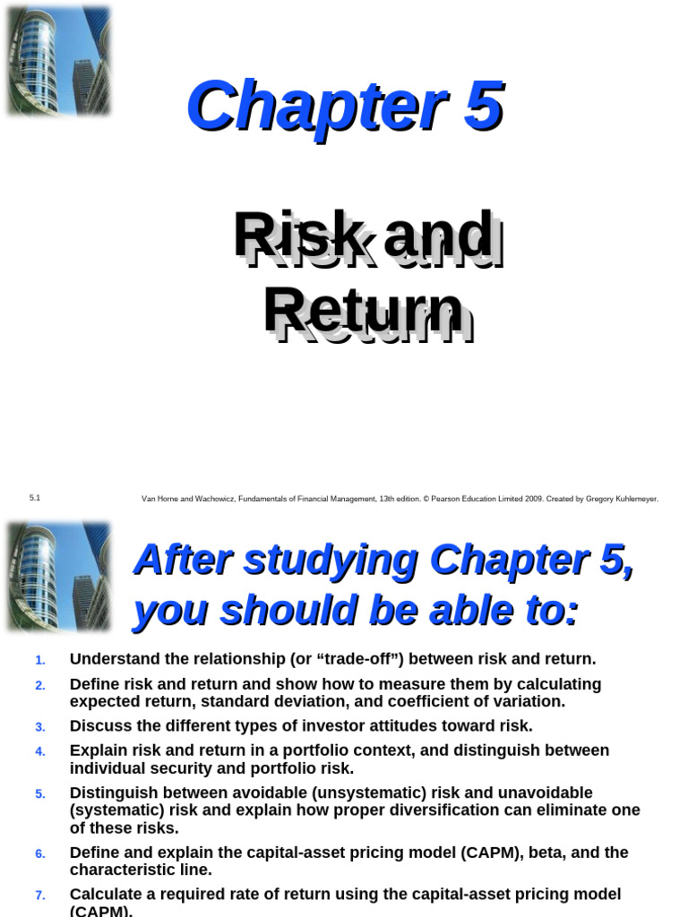 Understanding Risk and Return in Finance | PDF | Capital Asset Pricing ...